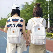 Gebu schoolbag female students Korean backpack lzzang high school students with simple canvas small fresh Backpack