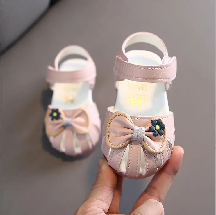 

Kids Baby Girls Shoes Breathable Kids Infant Girls Sandals PU Leather Bow Princess Toddler Children Girls Sandals Shoes
