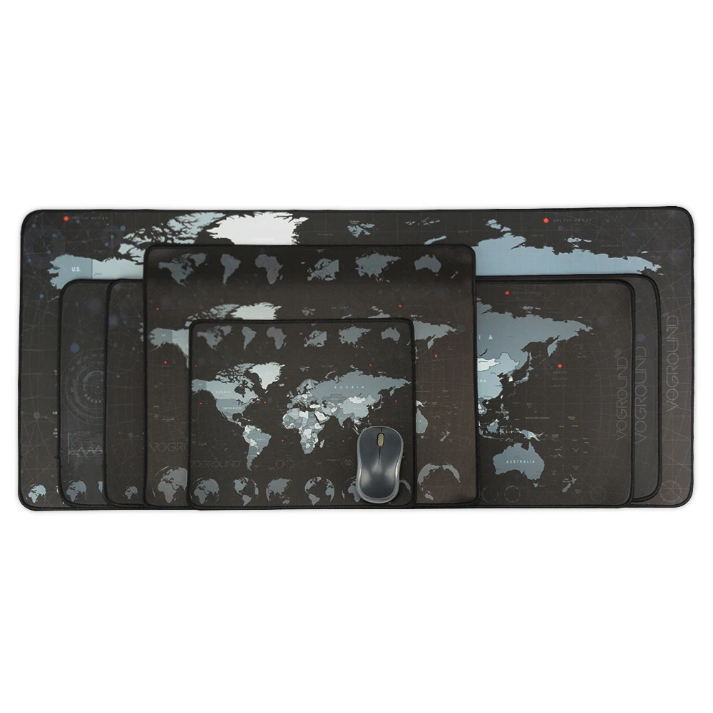  New World Map Speed Locking Edge Large Natural Rubber Mouse Pad Waterproof Game Desk Mousepad Mat F