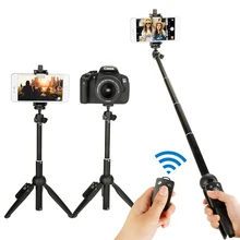 Yunteng Wireless Selfie Stickขาตั้งกล้องMonopodพร้อมBluetooth Remote ShutterสำหรับiPhone XS X 7Plus Xiaomiสมาร์ทโฟน