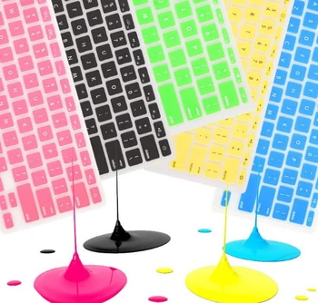 

EU, 13'' Touch Bar Laptop Soft Silicone Colorful KeyBoard Case Protector Cover Skin For MacBook Pro Air Retina 11 12 13 15 Water