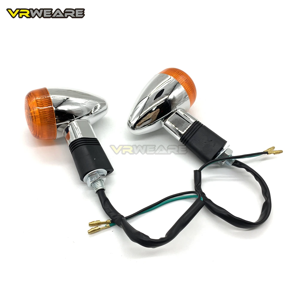 Указатели поворота для мотоцикла 2 шт. Honda VTX 1300 C R S RETRO For Kawasaki Vulcan VN 800 900 1500 1600 1700 2000|