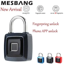 Умный Замок с отпечатком пальца, замок с батареей, без ключа, USB Перезаряжаемый замок, Bluetooth телефон, разблокировка, безопасность, Противоугонный дверной замок