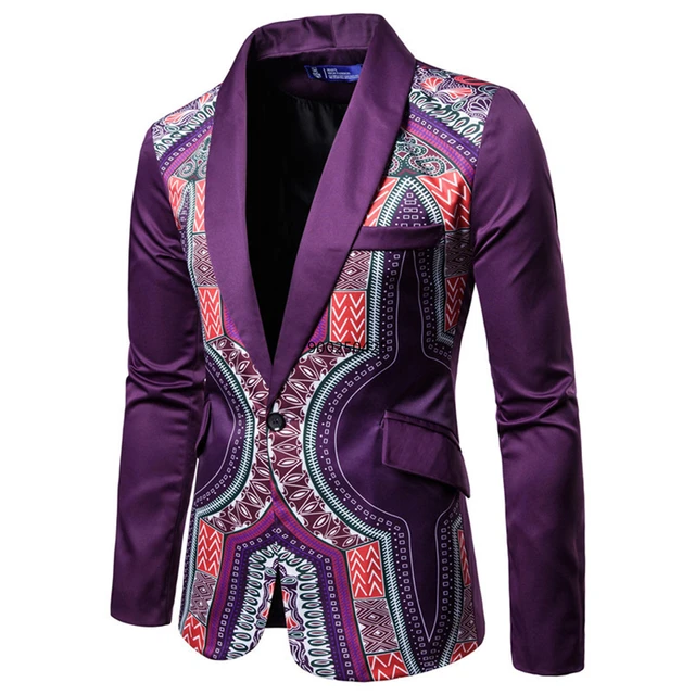 Uche Dashiki One Button Jacket - Image 3
