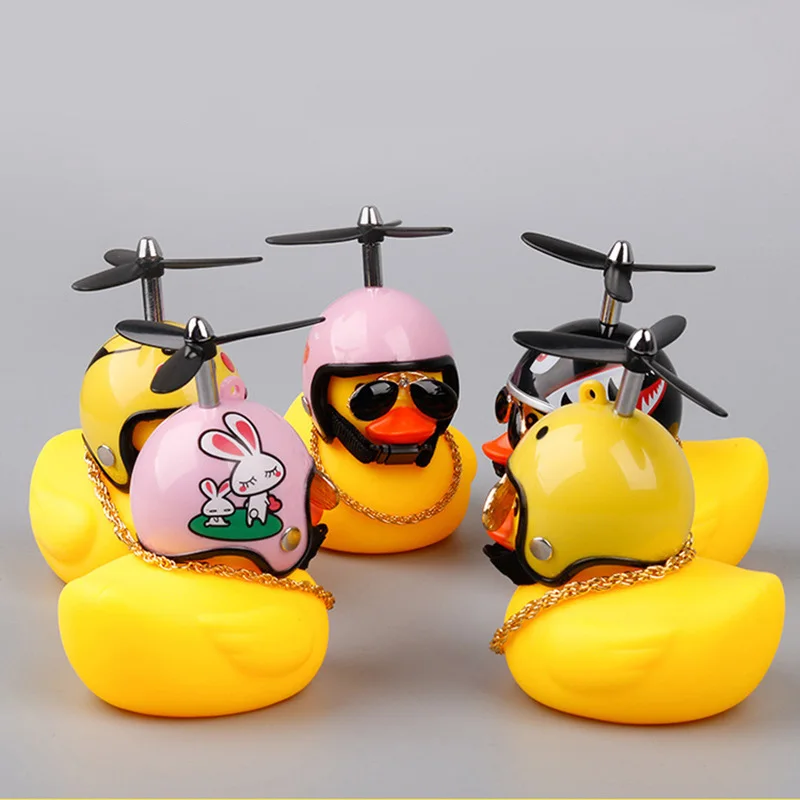 

Standing Duck Bicycle Bell Broken Wind Small Yellow Duck MTB Road Bike Motor Helmet Riding Cycling Accessories With C1349 e