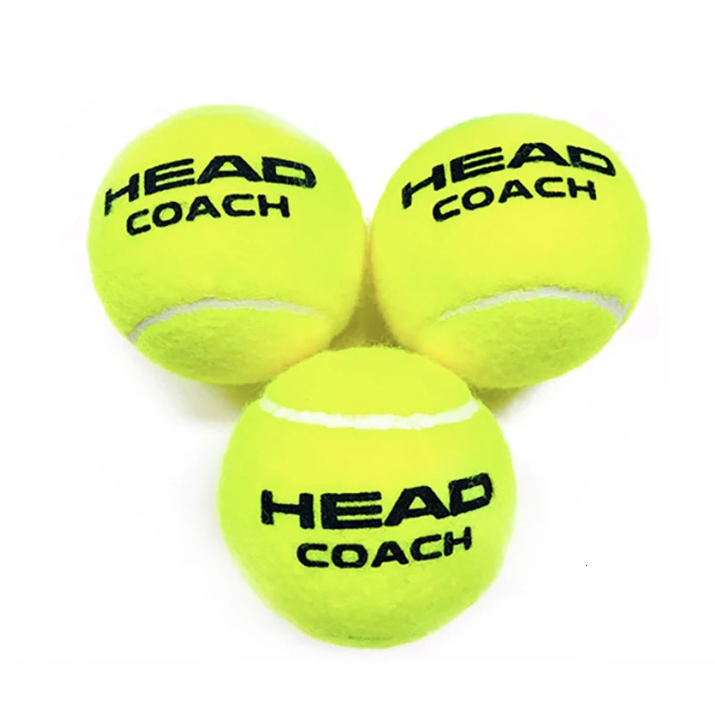 3/6/12 PCS Original HEAD Tennis Ball Tennis Training Balls Tenis Ball Coach Balls Trainer Pelotas Tennisballs Wool Rubber tennis balls rubber tennis