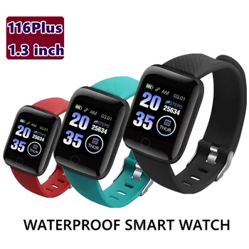 

116Plus Smart Watch 2020 Smart Wristband Full Touch Screen Watch Heart Rate Tracker Men Women Sports Wristwatch for IOS Android
