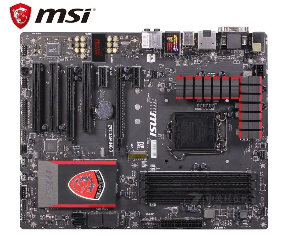 MSI Z97 GAMING 3 оригинальная материнская плата DDR3 LGA 1150 32GB USB2.0 USB3.0 Z97 б/у материнская плата для настольных ПК