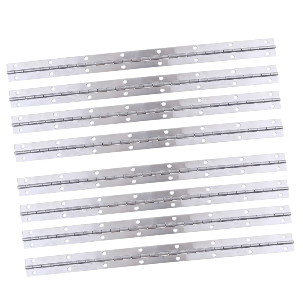 8X Boat Piano Hinge 316 Stainless Steel Marine Deck & Cabin Hardware, Door Hinge