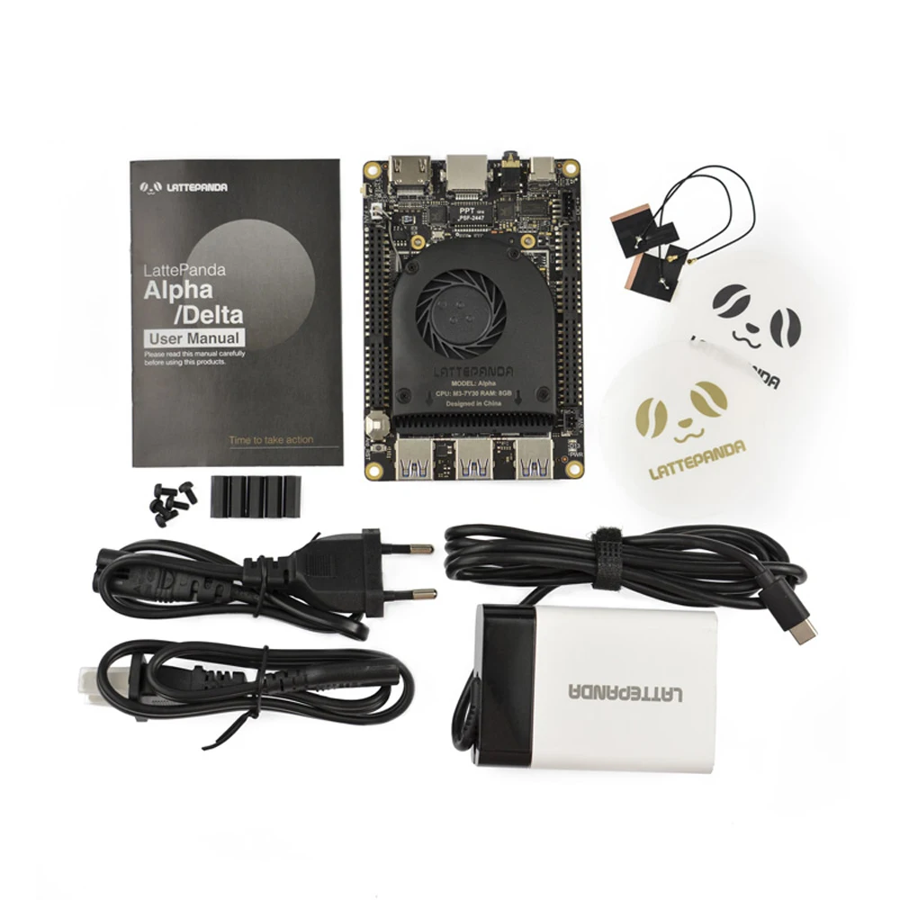 Smartfly LattePanda Alpha 800s & 864s Intel 8100Y CPU Win10 макетная плата 8 ГБ/64 Гб latte panda