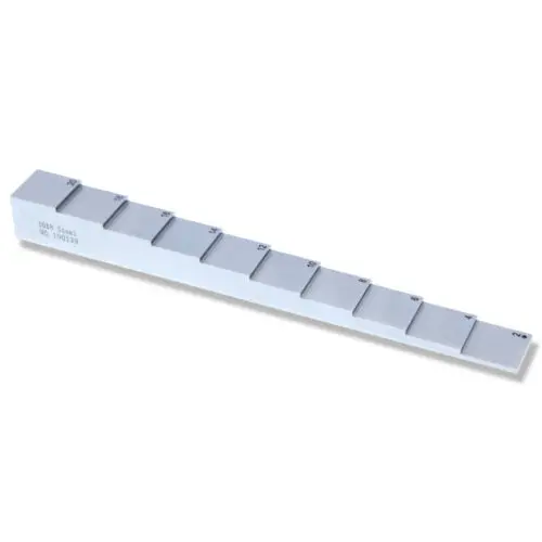 TMTECK 10 Step 2-20mm 1018 Steel Calibration Block step wedge for Ultrasonic Thickness Gauge