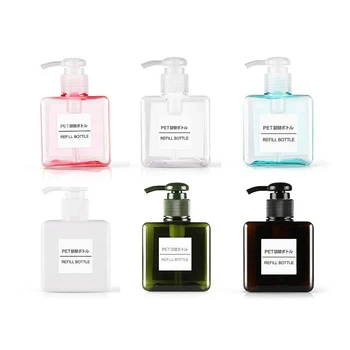 

250ml Empty Bottles Hand Disinfection Split Bottle Cosmetic Bottles Shampoo Empty Lotion Container Pressed Pump Bottle Plastic