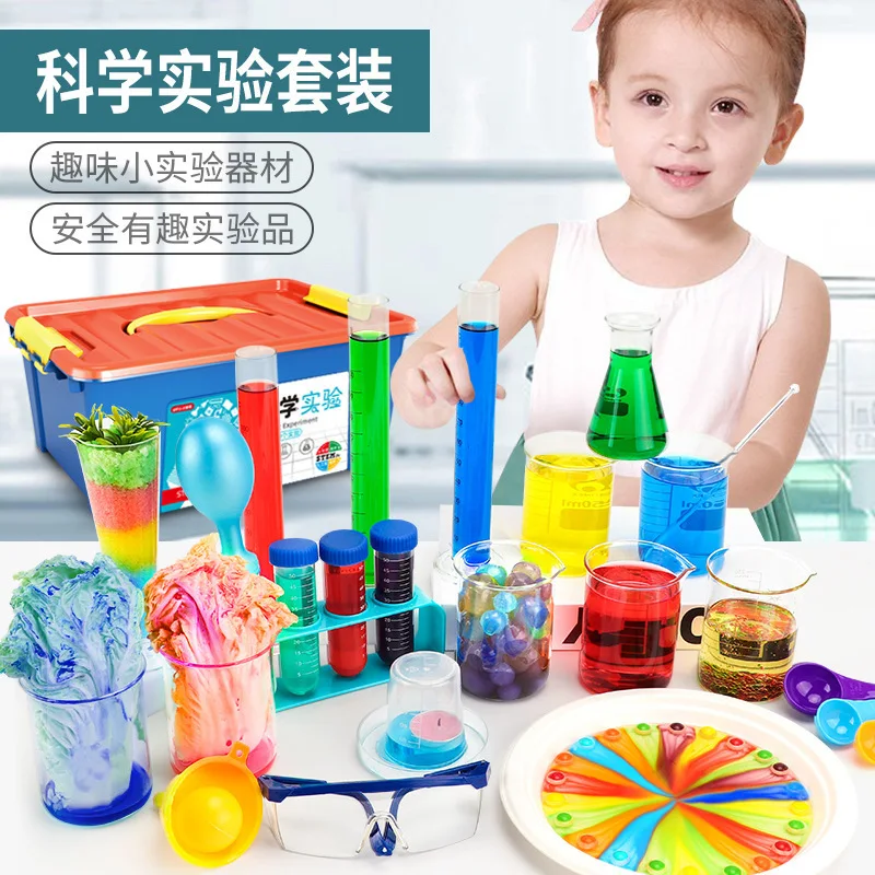 

Children Science Experiment STEM Education Toy Set Kindergarten Fun Educational Toy Equipment Hand Home
