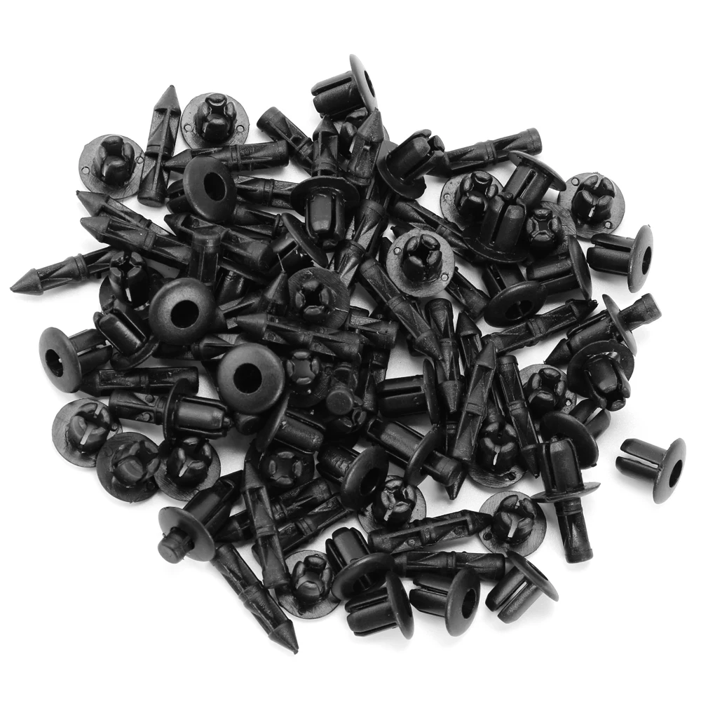 50Pcs 6mm Fender Rivet Clips for Honda X ADV SH 300 150 125 Forza