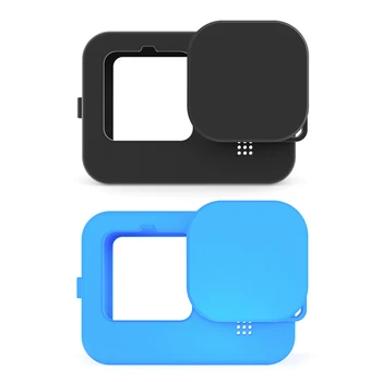 

Silicone Camera Sleeve for GoPro Hero 9 Protective Case Lens Cap Set Camera Accessories for Hero9