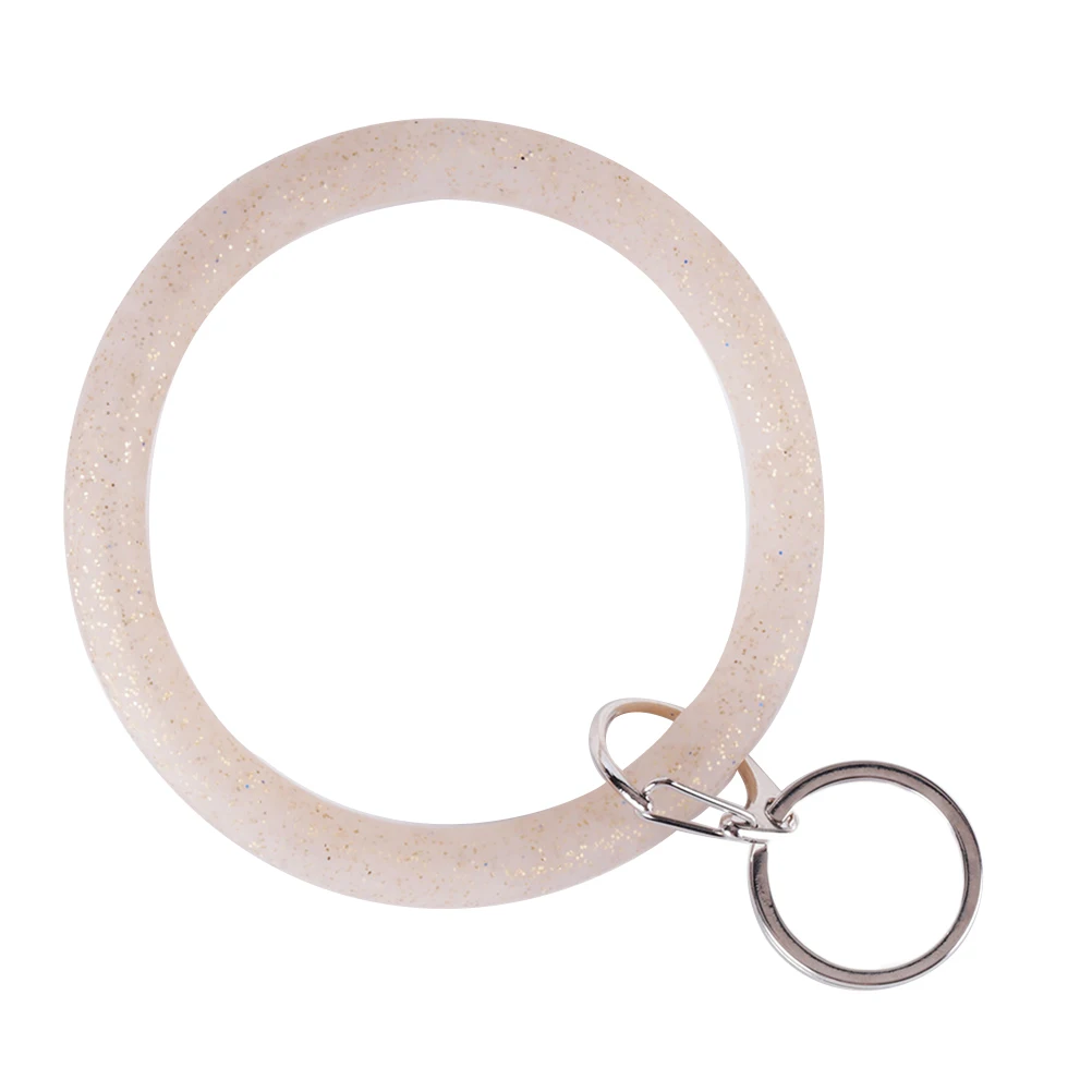 

Soft Silicone Wristlet Keychain Bangle Keyring O Key Ring Car Key Chain Holder Key Ring Car Wristlet Keychain