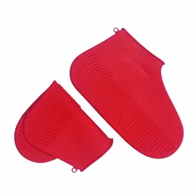 Силиконовые галоши многоразовый водонепроницаемый чехол для обуви дождевых сапог утолщенная Нескользящая JS22