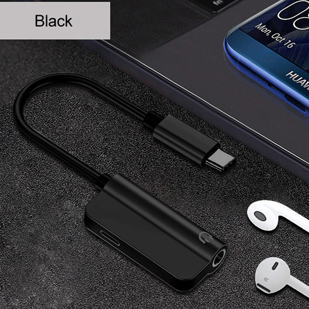 Type-c 3,5 мм разъем для наушников для samsung S8 huawei mate 9 LG G5 G6 Xiaomi 6 Letv LeEco Le 2 Pro 2в1 usb type C аудио конвертер