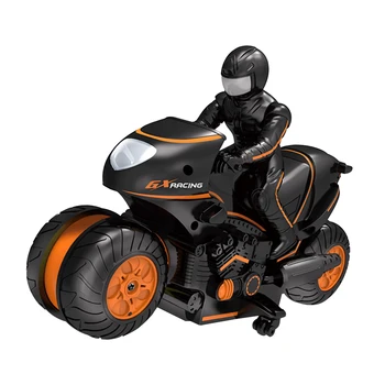 

2.4GHz 360 Degree Rotation Stunt Drift USB Rechargeable Led Off-Road Birthday Gifts Motorbike Model RC Motorcycle Racing