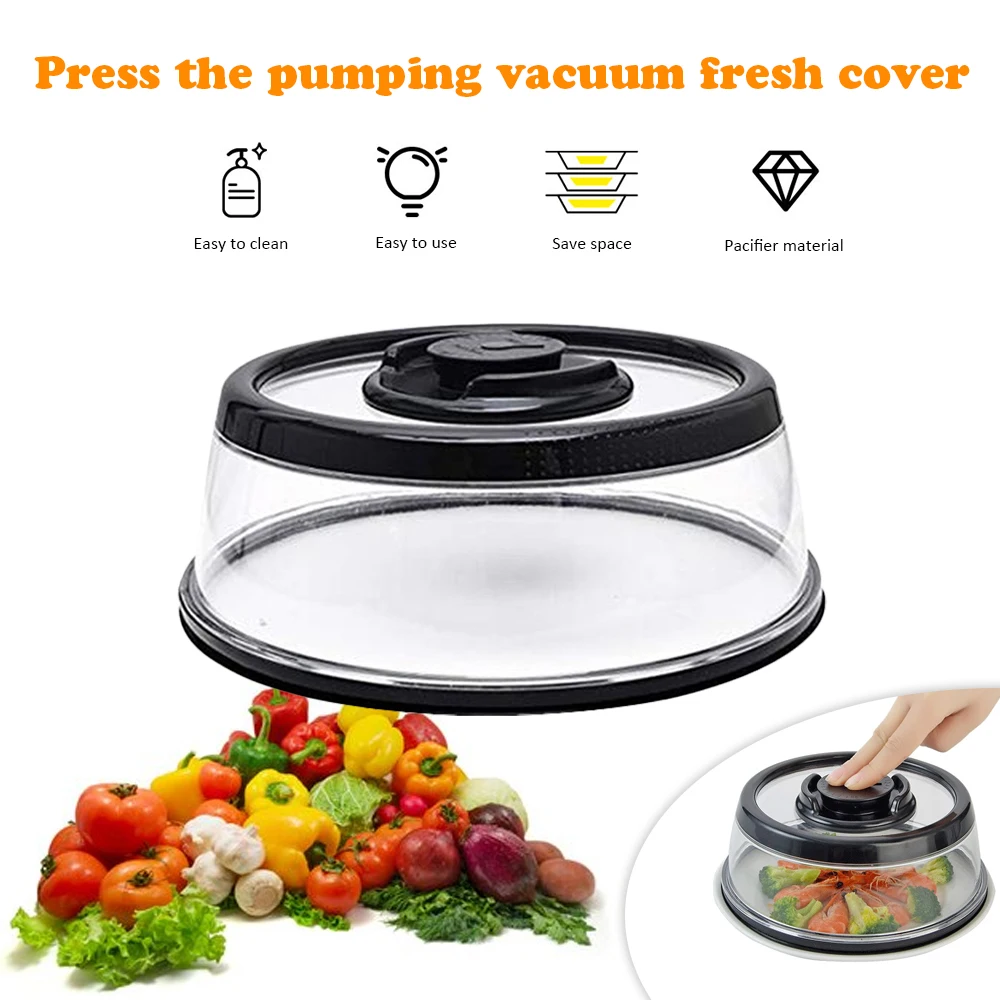 New Kitchen Vacuum Food Sealer Mintiml Cover Kitchen Instant Vacuum Food Sealer Fresh Cover Refrigerator Dish Cover Kitchen Tool