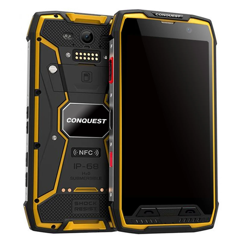 Оригинальный Conquest S11 IP68 прочный смартфон 16 МП 7000 мАч 6 ГБ 128 Восьмиядерный сканер
