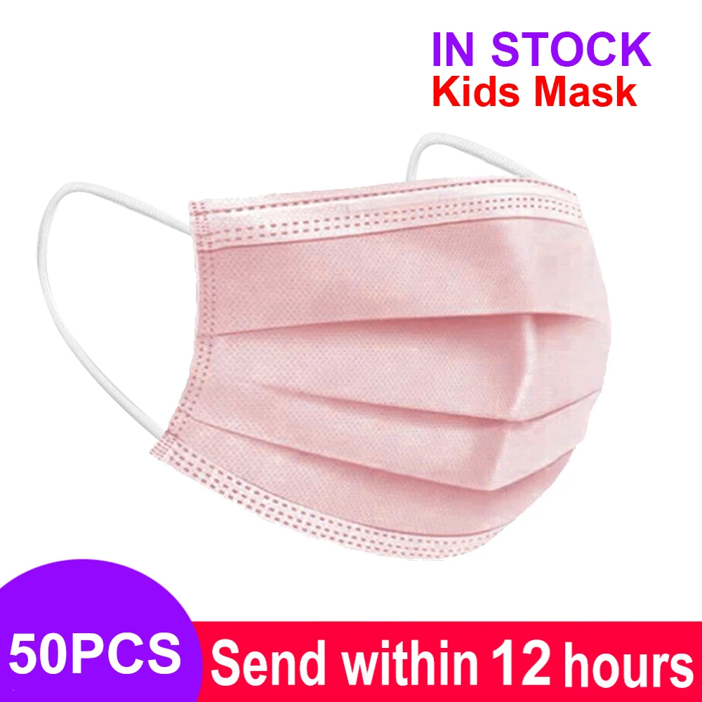 Masque de protection respiratoire 3 plis, angle montrant les plis et les élastiques.