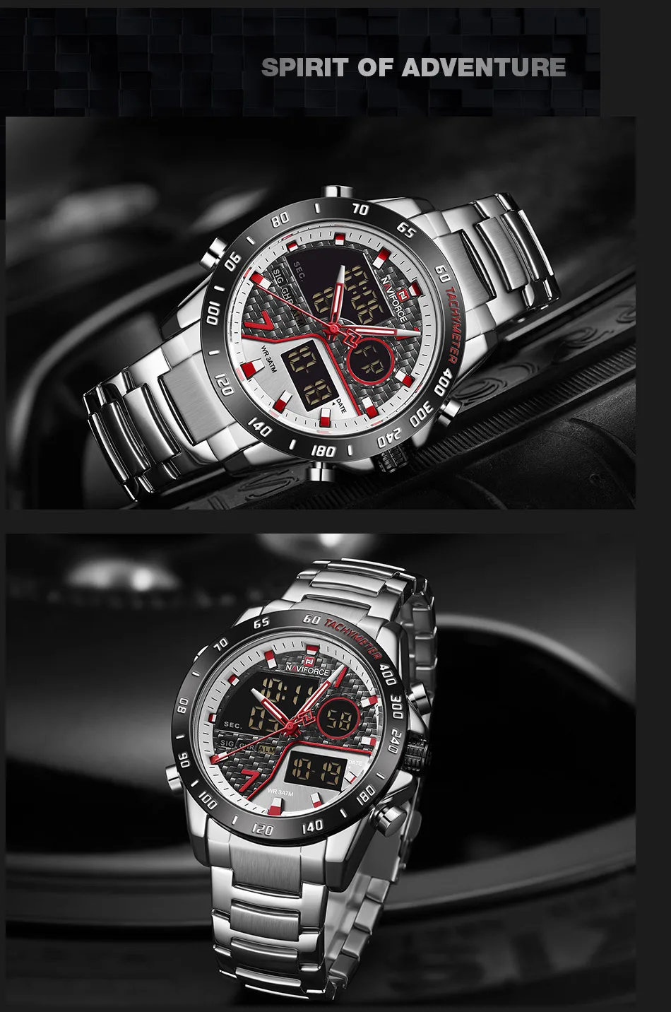Naviforce часы для мужчин лучший бренд класса люкс Хронограф Кварцевые часы для мужчин полный сталь военные часы мужские наручные часы Relogio Masculino