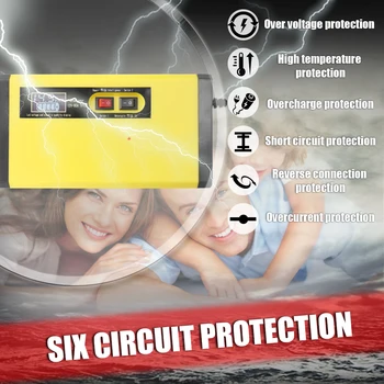 

Hot Full Automatic Car Battery Charger 110V to 220V To 12V 8A Intelligent Fast Power Charging Wet Dry Lead Acid Digital LCD Disp