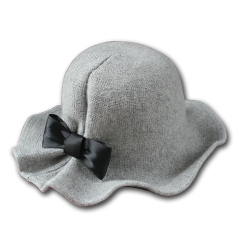 

Autumn and winter woolen hats women's fashionable bowler hat South Korea cute all-around bowl hat net red fisherman hat trend