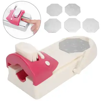 

Pro Nail Art DIY Pattern Printing Manicure Machine with 6pcs Metal Stamp Stamper Nail Tools Color Draw Polish Nail Printer Tool