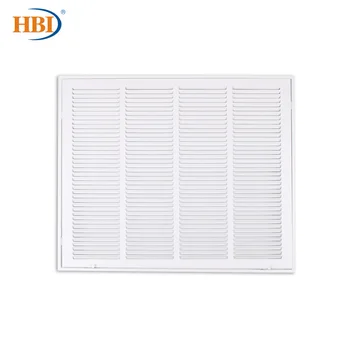 

HBI W24" x H20" Steel Air Vent Filter Return Air Grille Vent Cover White Powder Coating with Frame Ceiling and Sidewall Cover