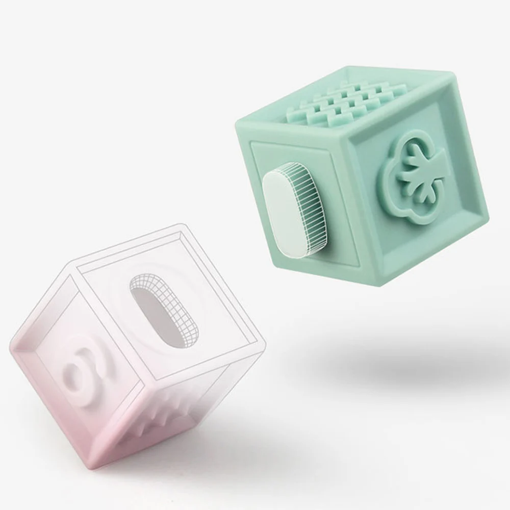 12 шт. Детские захватывающие игрушки строительные блоки 3D шары Детские массажные Прорезыватели игрушка