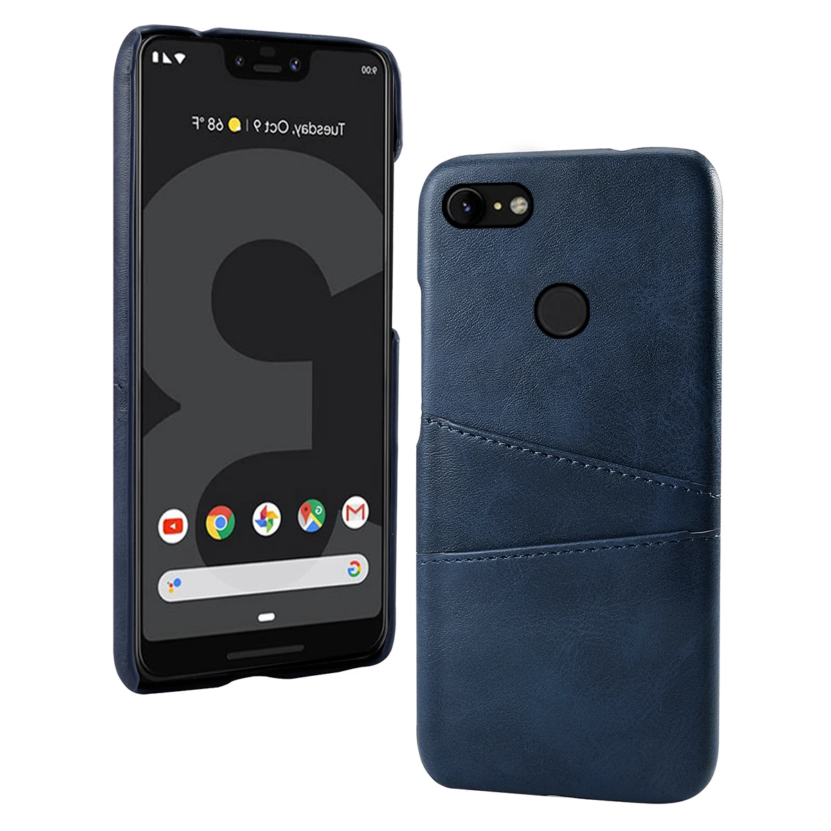

for Google Pixel 3 3 XL 2 2 XL Case PU Leather and Back PC Anti-Scratch Protective Cover for Google Pixel3 3XL 3 XL Case Card