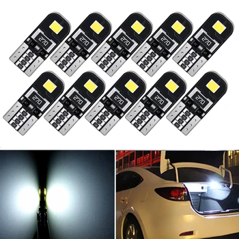 

10X W5W T10 LED Bulbs Canbus Lights Interior Reading Light For Opel Astra H J G Corsa D C Insignia Vectra B Zafira Mokka Meriva