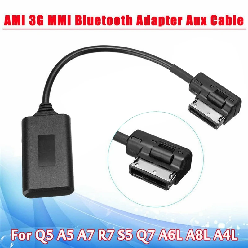 Для AMI MMI Bluetooth адаптер для подключения к разъему Aux аудио радиоприемник для Q5 A5 A7 S5 Q7 A4 A6 A8
