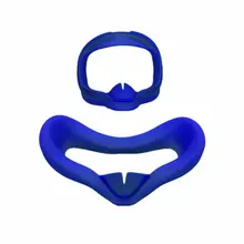 Силиконовый чехол-ручка для контроллера, защитный чехол, противоскользящая Противоударная оболочка, игровые аксессуары для Oculus Quest, гарнитура VR