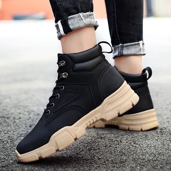 

Mens high real hombre heel riding zapatos tactical desert cuero fashion military shoes boots Moccasins ankle men waterproof top