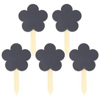 

5PCS Natural Slate Plant Labels Plants Signpost Miniature Seedling Flowers Inserted Gardening Sign Label For Park Garden Store