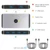 Rocketek USB KVM Switch Box USB 3.0 2.0 Switcher 2 Port PCs Sharing 4 Устройства для Клавиатуры Мыши Принтера Монитора с 2 кабелями