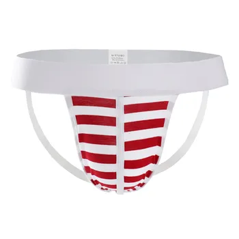 

Womail Sexy Underwear Men Plus Size Sexy Mens Striped Breathe Underwear Briefs Bulge Pouch Shorts Underpants Men's Underwears