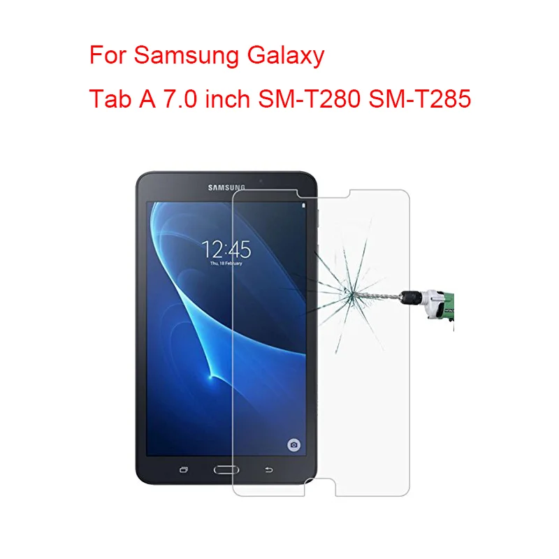 T280 T285 Закаленное Стекло для Samsung Galaxy Tab A 7,0 8,0 9,7 10,1 T280 T285 T350 T355 T550 T555 P550 T580 T585 P580 P585 Экран протектор - Цвет: T280 T285
