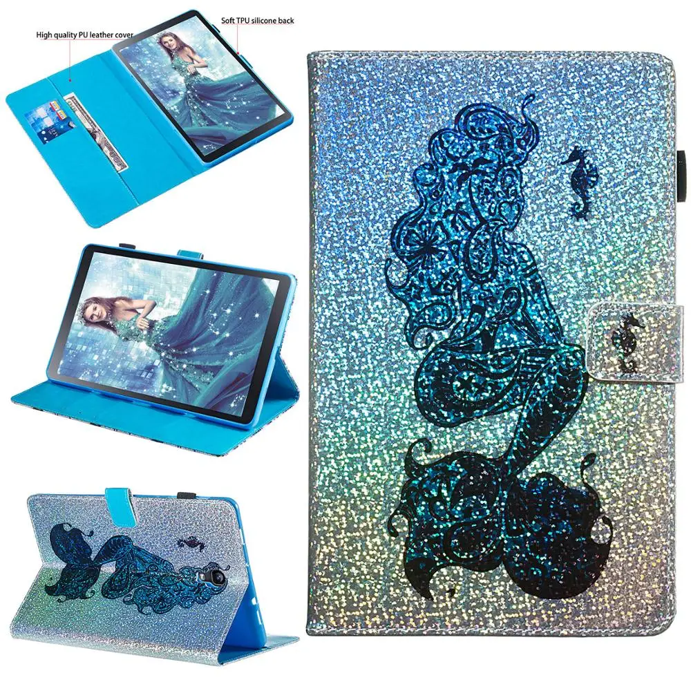 Для Samsung Galaxy Tab A 10 5 2018 SM-T590 T595 T597 Чехол Мягкий ТПУ задняя смарт-крышка для дюймов |