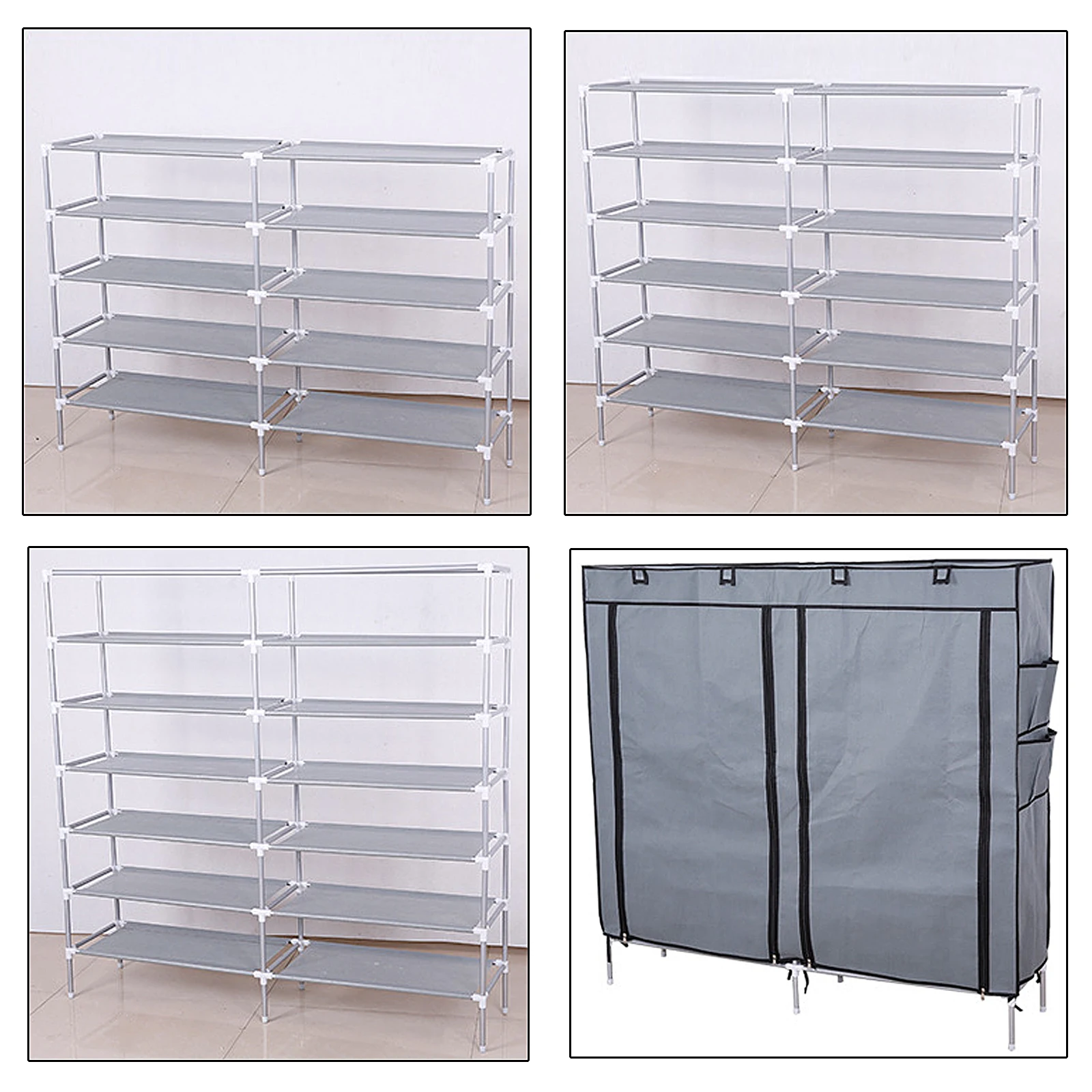 Non-Woven Large Fabric Wardrobe Portable Dust-Proof Waterproof Storage Cabinet Home Furniture Cabinets For Clothing Non-Woven Large Fabric Wardrobe Portable Dust-Proof Waterproof Storage Cabinet Home Furniture Cabinets For Clothing