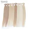 Neitsi Straight Keratin Capsules Human Fusion Hair Nail U Tip Machine Made Remy Pre Bonded Hair Extension 16 1