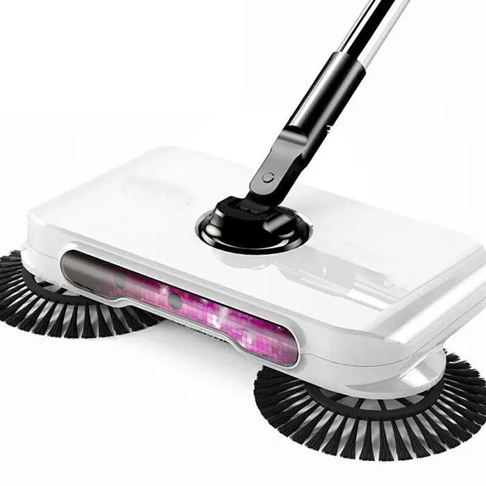 Automatic Hand Push Cleaning Sweeping Tool Without Electricity Household Lazy Sweeper Broom 360 Degree Rotating