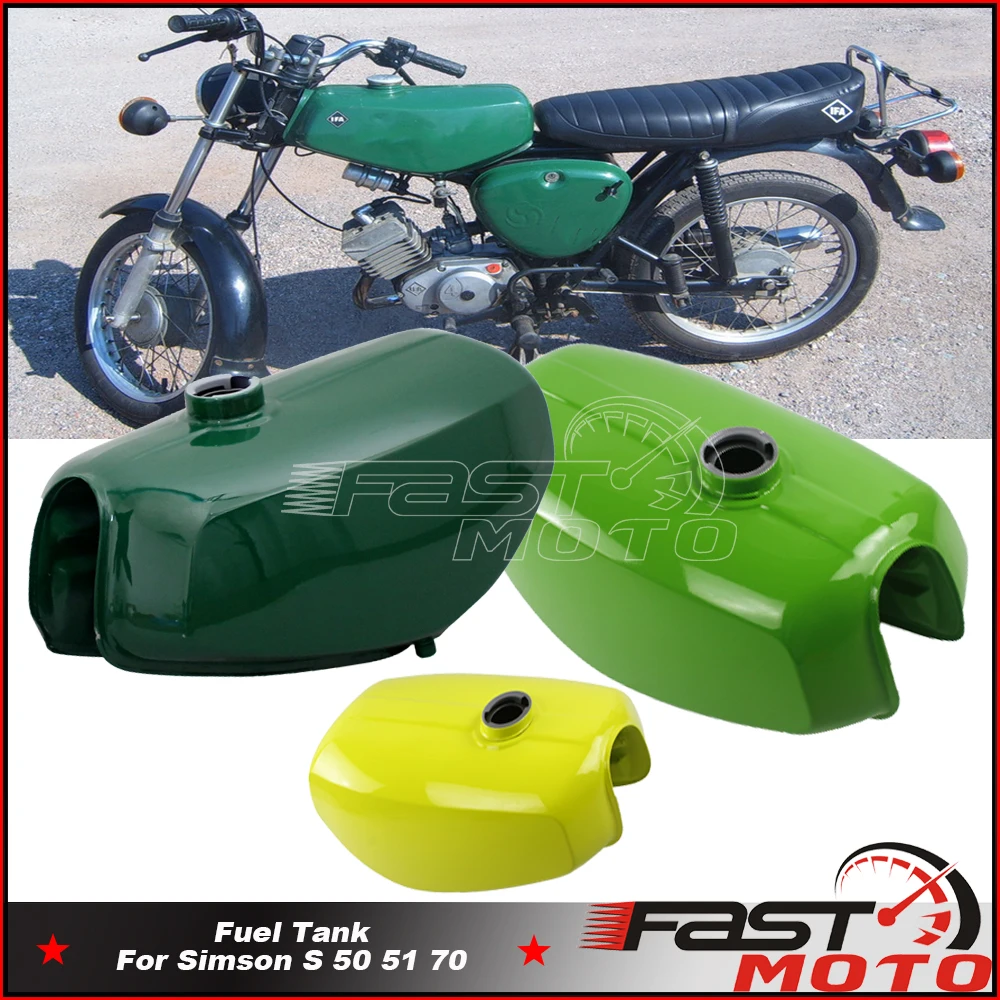 

Replacement Oil Tank Steel Motorcycle Gray Gas Tank Motorbike Fuel Tank 7 Colors for Simson S50 S51 S70 S 50 51 70 Accessories