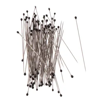 

100 Pieces Insect Pins Specimen Needle Stainless Steel with Plastic Box for School Lab Entomology Body Dissection Insect Needle