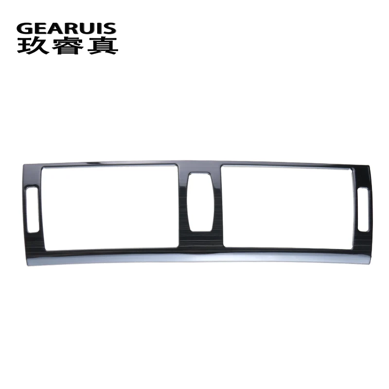 Price Car styling Center Console Air Conditioning Outlet frame covers Stickers trim for BMW X5 E70 X6 E71 Carbon fiber Stainless Steel