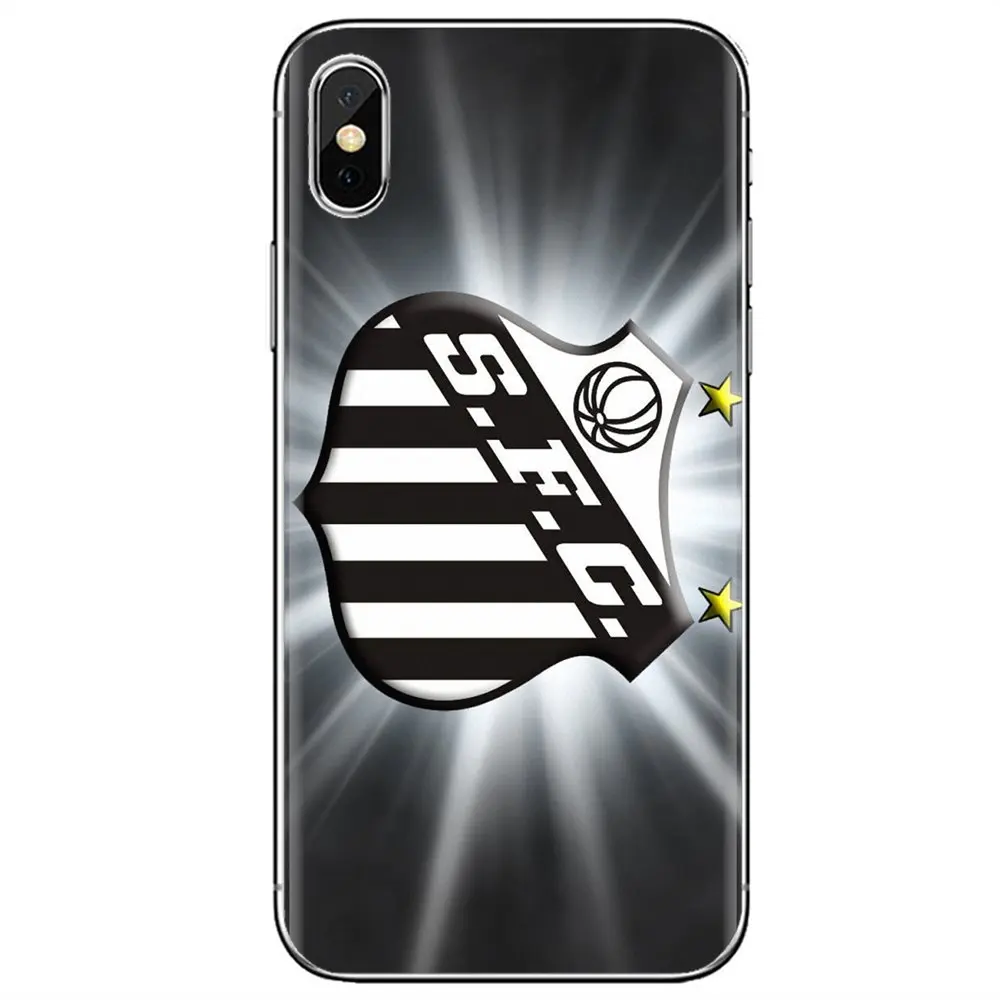 For Samsung Galaxy A3 A5 A7 A9 A8 Star Lite A6 Plus 2018 2015 2016 2017 Football Club Santos FC Soccer Logo Art Silicone Housing | Мобильные