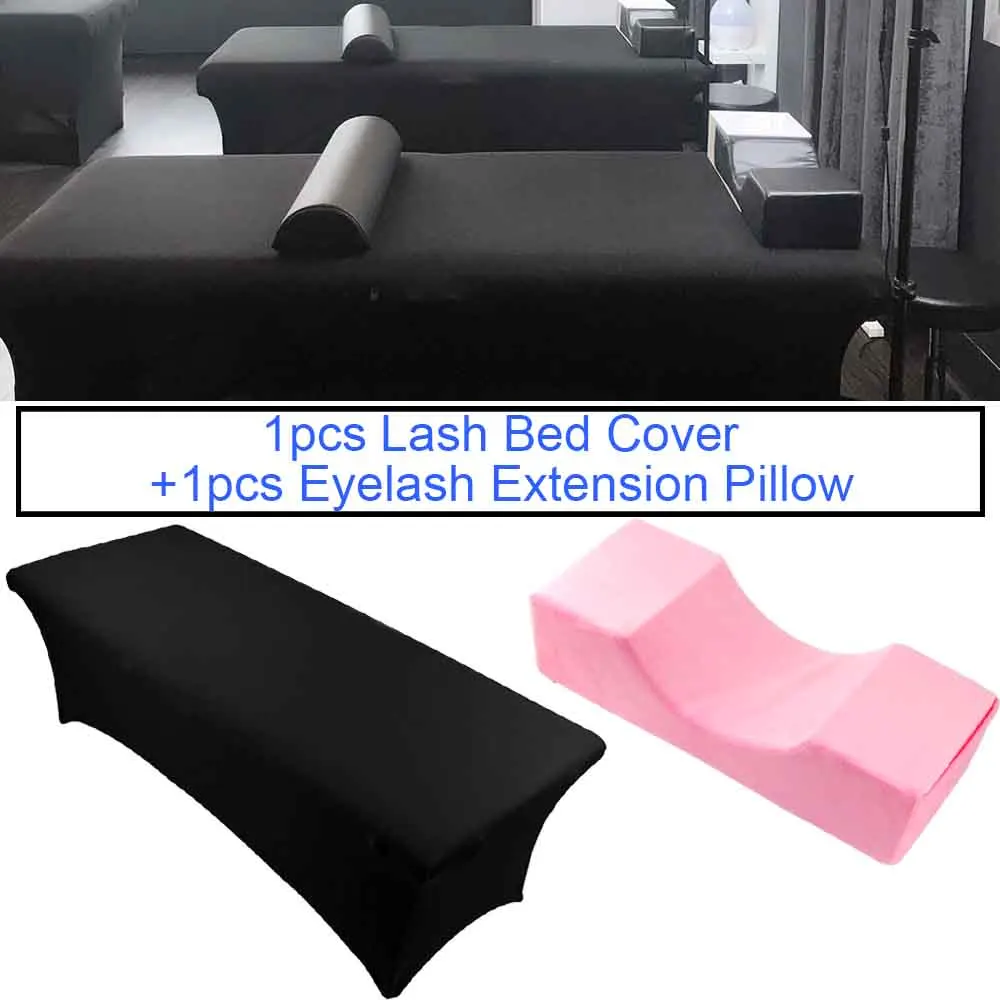 

Memory Foam Lash Pillow Eyelash Extension Pillow And Elastic Lash Bed Cover Sheet For Grafting Eyelash Makeup Tool Beauty Salon